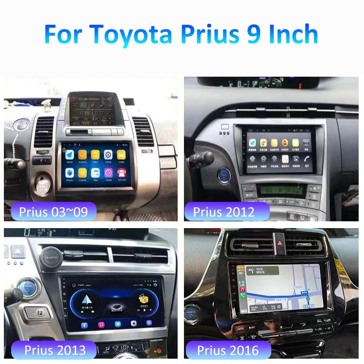 9 Inch Touch Screen Wifi Bluetooth DSP RDS Multimedia Carplay Android Car Radio Player For Toyota Prius Plus V Alpha 2012~2017