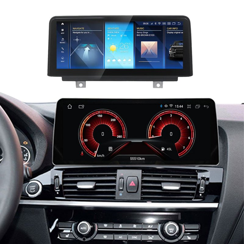 12.3 inch dvd car radio stereo android touch screen multimedia player carplay for bmw x3 x4 2012-2017