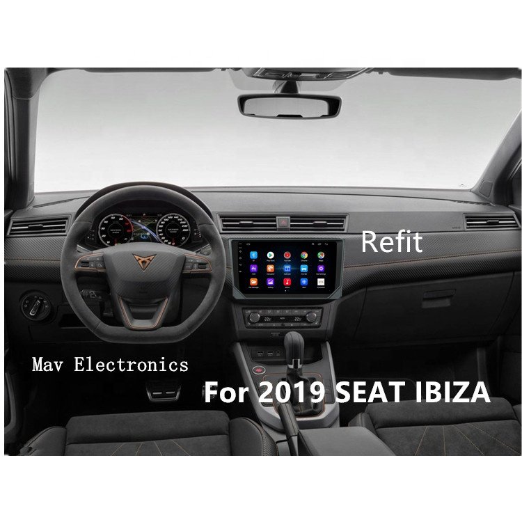 Car audio for Seat Ibiza car DVD player Car video GPS Navigation 9inch 2.5D Full screen Reversing visible