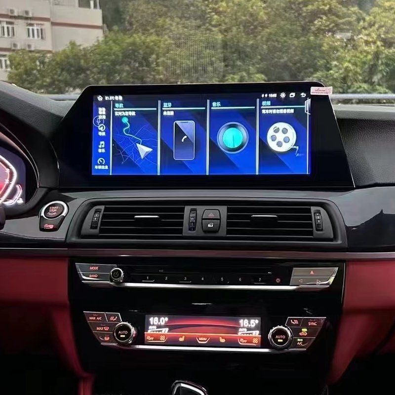 12.3 Inch Android Car dvd player touch screen radio gps navigation For Bmw 5 series F10 F11 2011-2017