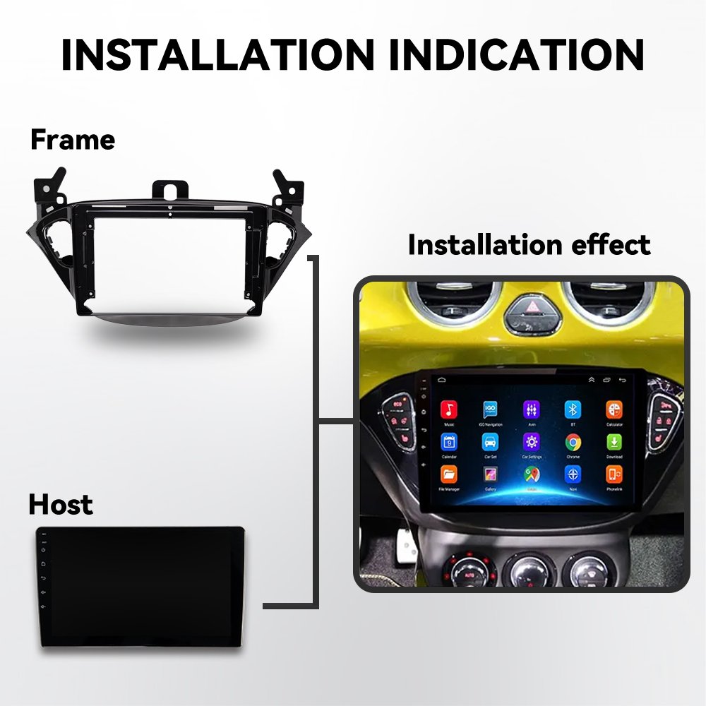 Android 12 Car Radio 9/10 inch Car Stereo Touch Screen Carplay Car Multimedia Player for Opel Meriva Zafira Astra Mokka Corsa