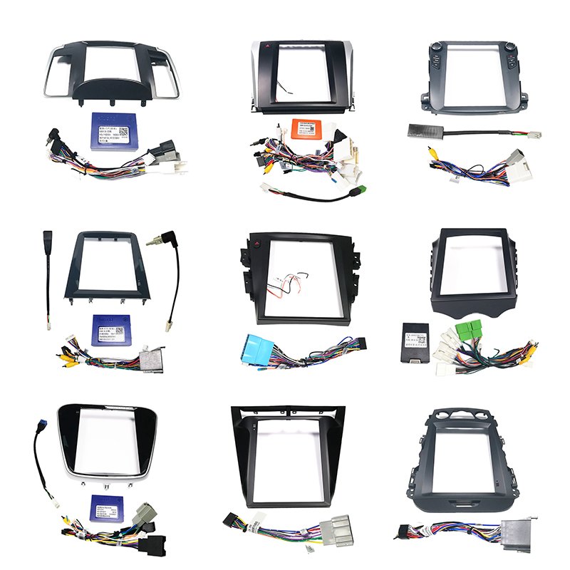 vertical screen android car dvd player dashboard fascia gps navigation universal frame for car ford F150 Range rover Lexus vw