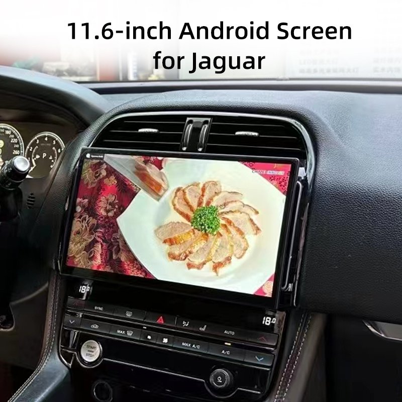 12.3 inch dvd car radio stereo android touch screen multimedia carplay gps navigation For Jaguar F-PACE F-TYPE XJ XJL XE XEL XF