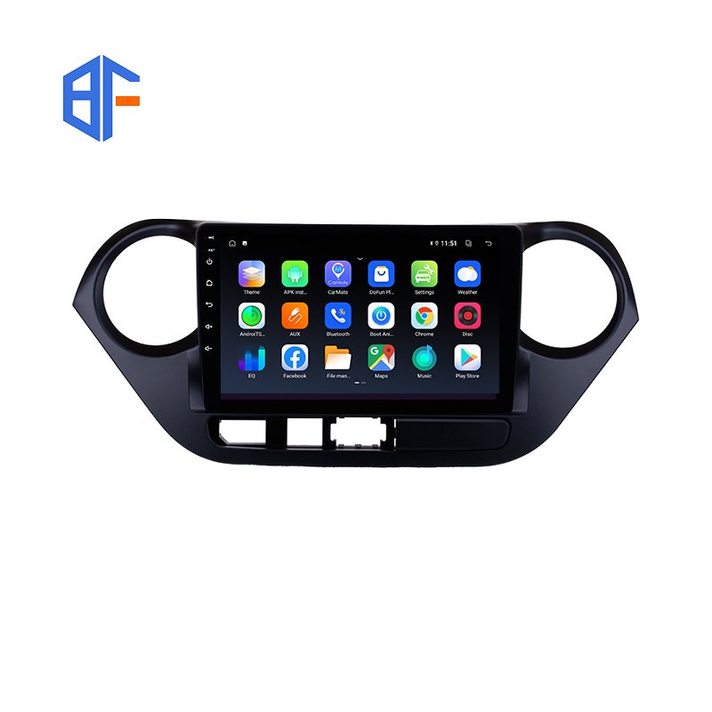 4 Core Android 10 Car DVD Player WIFI BT GPS 2+32GB Screen for Hyundai Grand i10 RHD 2013-2016