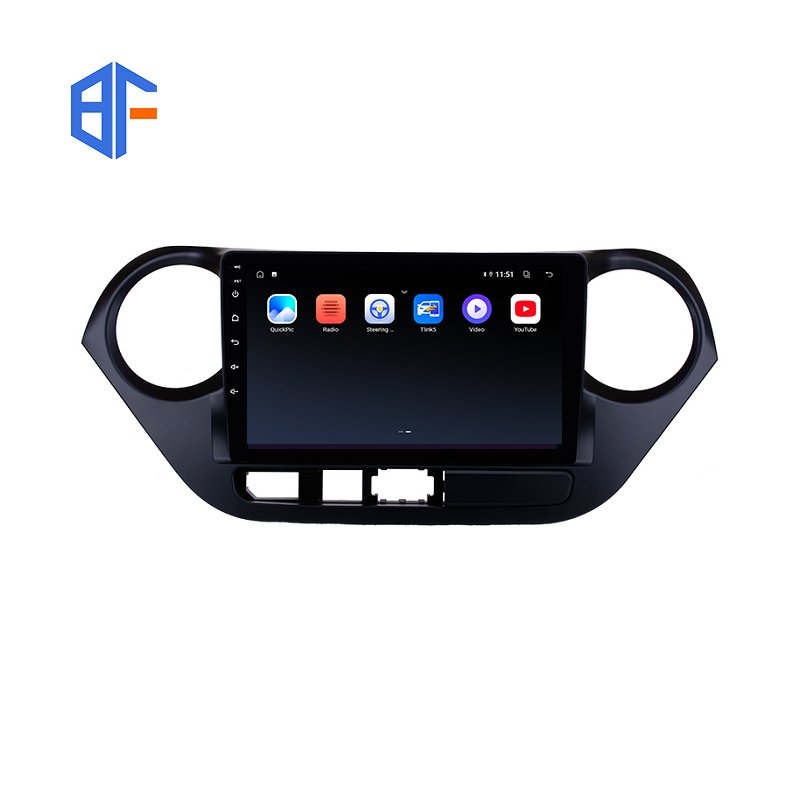 4 Core Android 10 Car DVD Player WIFI BT GPS 2+32GB Screen for Hyundai Grand i10 RHD 2013-2016