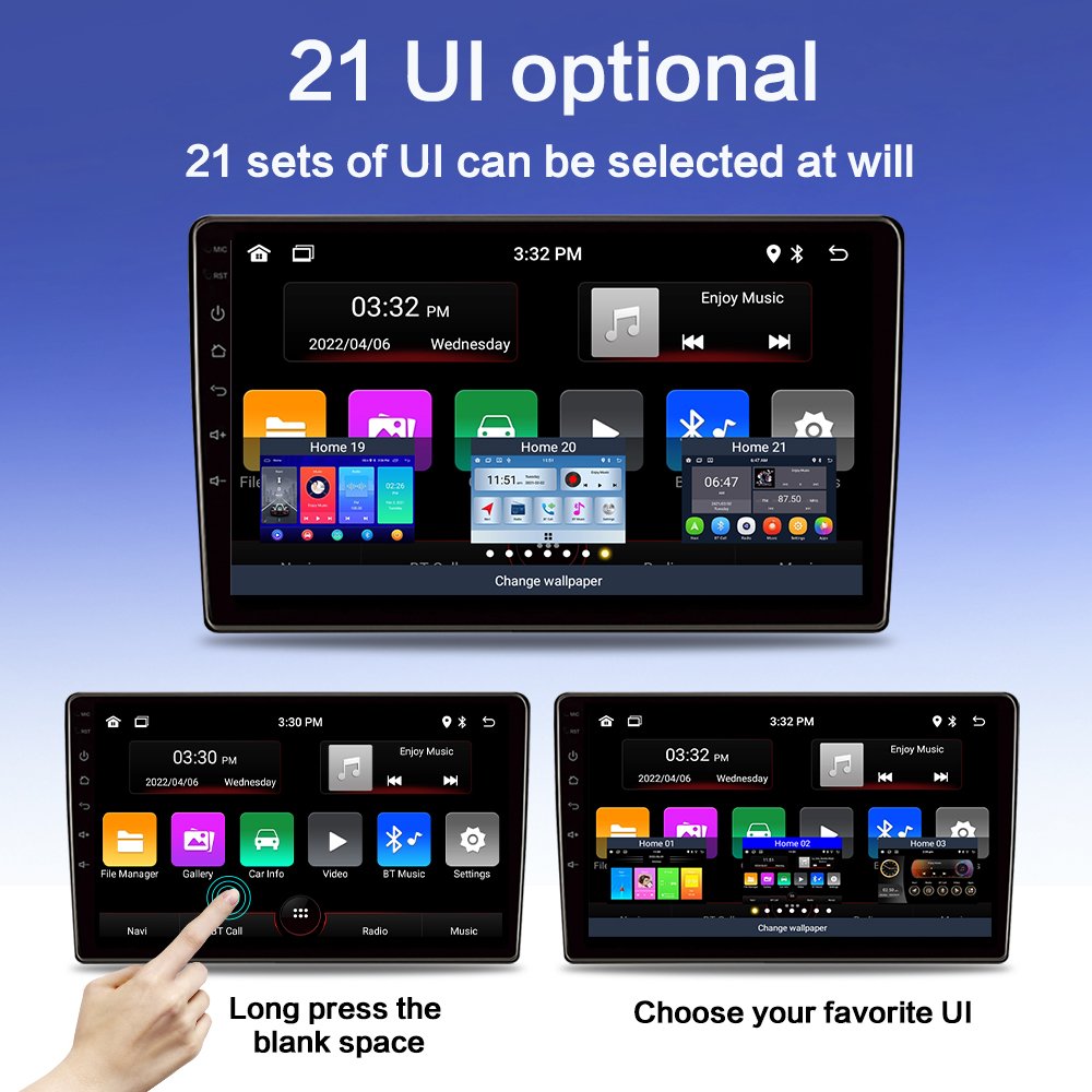 Universal 2Din Auto Ips Screen Navigation GPS Multimedia Android 11 12 Car Video Player Radio Stereo Audio System