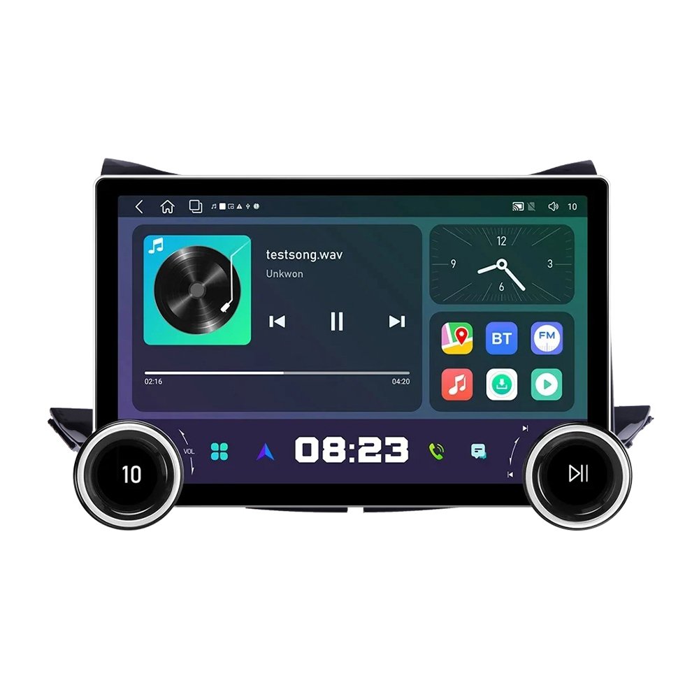 11.8 Inch 2K Dual Knobs 2 Din QLED Screen Car Radio For Chevrolet Trax 2017-2019 Multimedia Player Android Auto Carplay