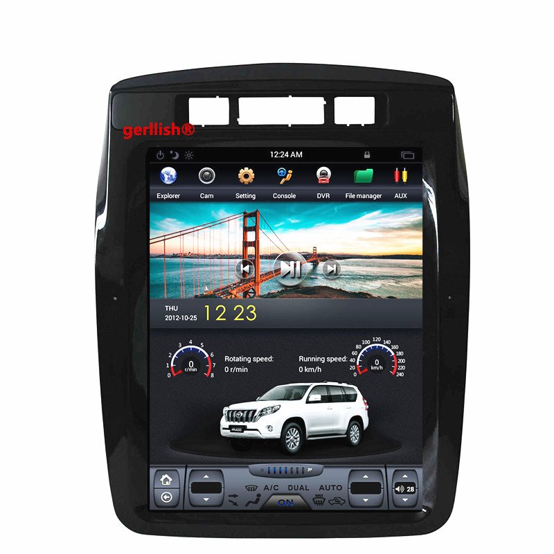 Vertical screen android 10.4 inch tesla style car dvd radio stereo player for VW Volkswagen Touareg 2010-2017 gps navigation