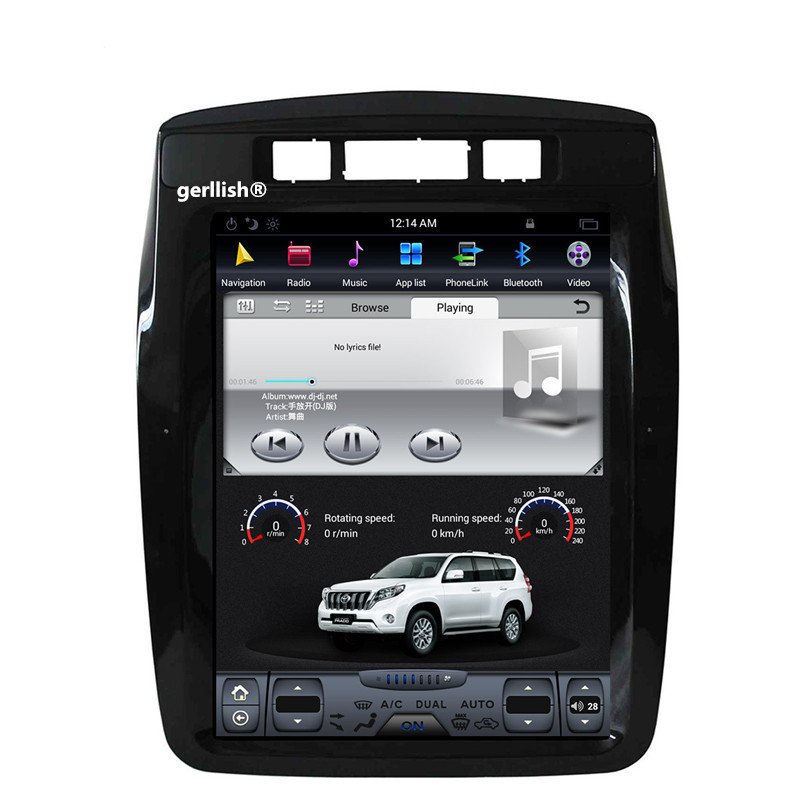 Vertical screen android 10.4 inch tesla style car dvd radio stereo player for VW Volkswagen Touareg 2010-2017 gps navigation