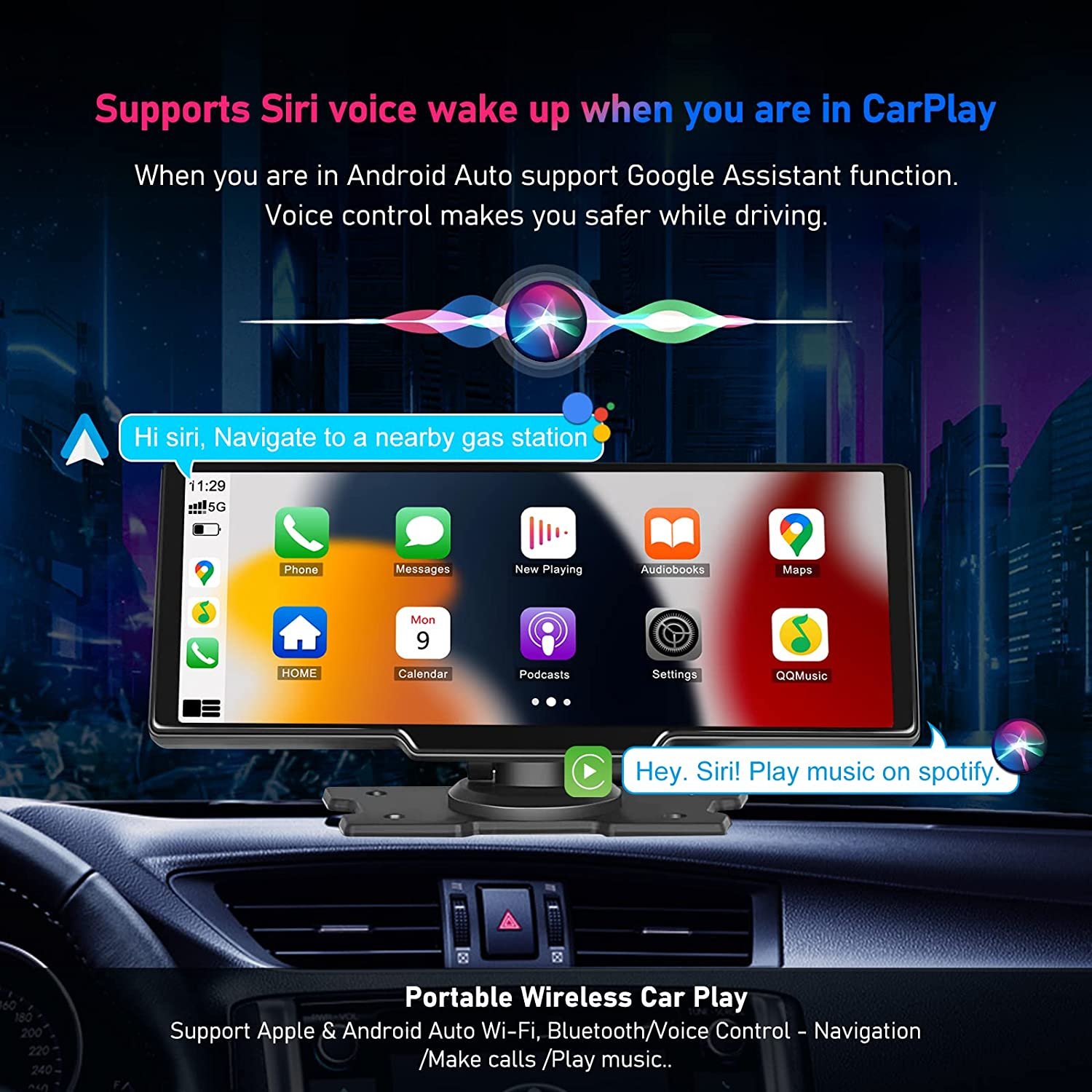 2023 New Dual BT Stereo Android auto Car Radio 10.26 inch Wireless Carplay Car Play DVD Audio System MP5 Player