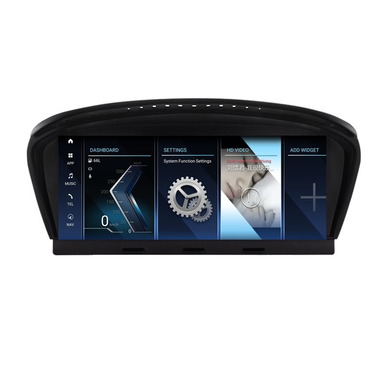 Latest 8.8 inch Upgrade Screen Car GPS 4G Navigation Android 13 for BMW 5 Series E60 E61 E62 Multimedia