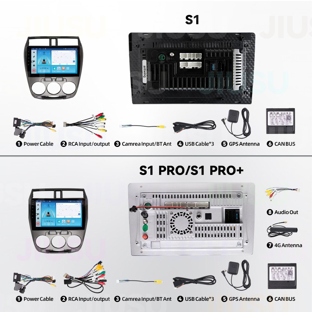 Android 12 Car DvD Player 10 inch Multimedia System Car Radio for Honda City 2008-2013 Car Stereo Touch Screen Carplay DSP GPS