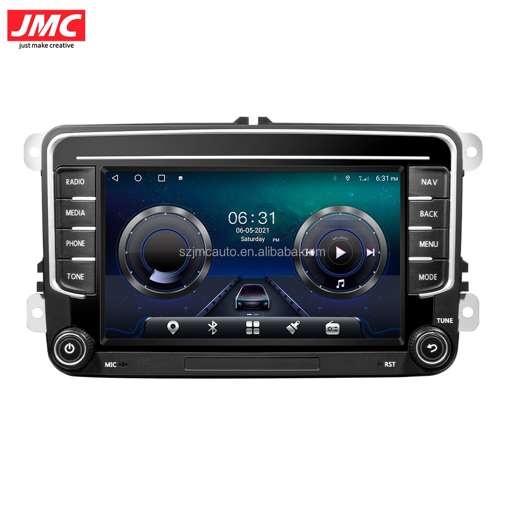 JMC 7 inch Car Multimedia system Android Auto Carplay double din android player for VW GOLF