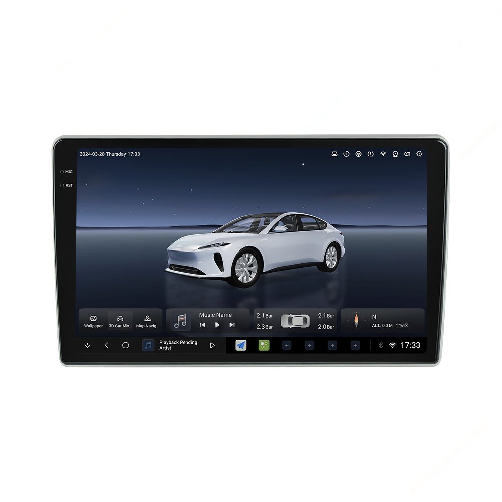 DUDUAUTO Car Radio Multimedia Player Navigation GPS Stereo Autoradio Car-play AUTO Android 13 For Peugeot 307 2001-2008