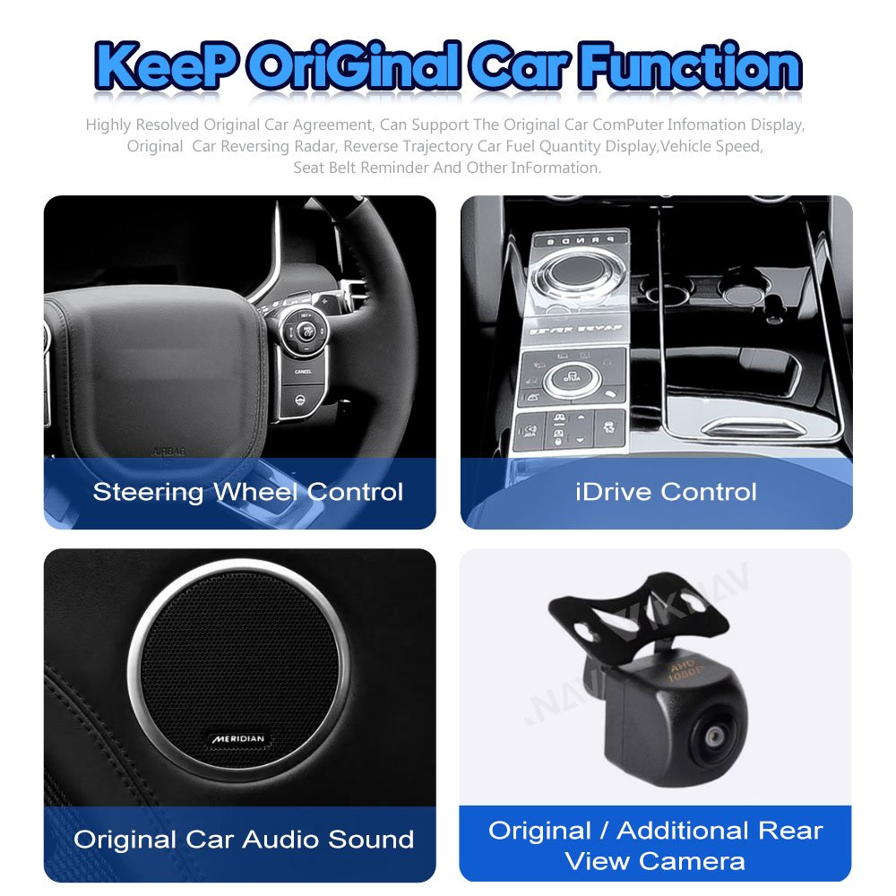 Multimedia GPS Navigation Head Unit Touch Screen Android Car DVD Player for Land Rover Range Rover Sport L494 2013-2016