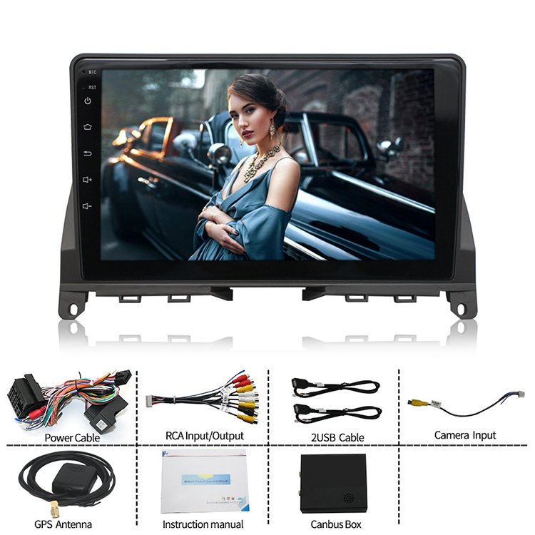 For Mercedes-Benz C180 C200 W204 2006-2011 Vehicle Mounted Display Car Stereo Android Car Player Auto Stereo Radio Player