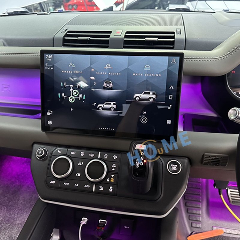 13.3 Inch Android For Land Rover Defender 110 2018 - 2024 Touch Screen Car GPS Navigation Stereo Head Unit Multimedia Player