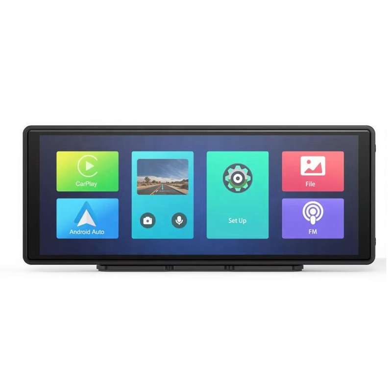 Relee 2024 Latest 10.26 Inch Carplay with Light-Sensor Dual Track Stereo Radio Wireless Air Play Carplay