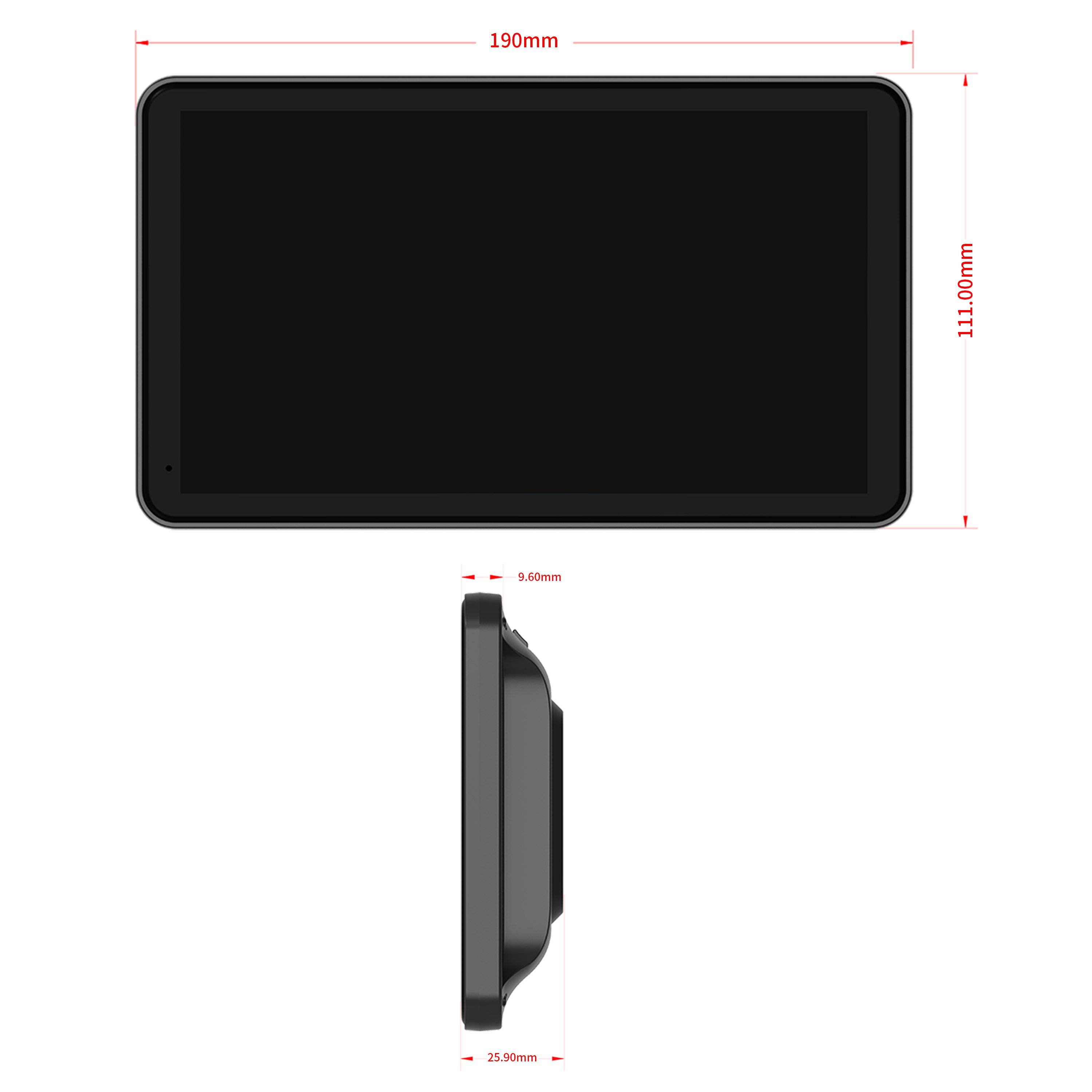 7 inch Carplay Android Car Auto Mirror IPS Touch Screen 3 In1 Stereo Support BT/Wifi Smart MP5 Player