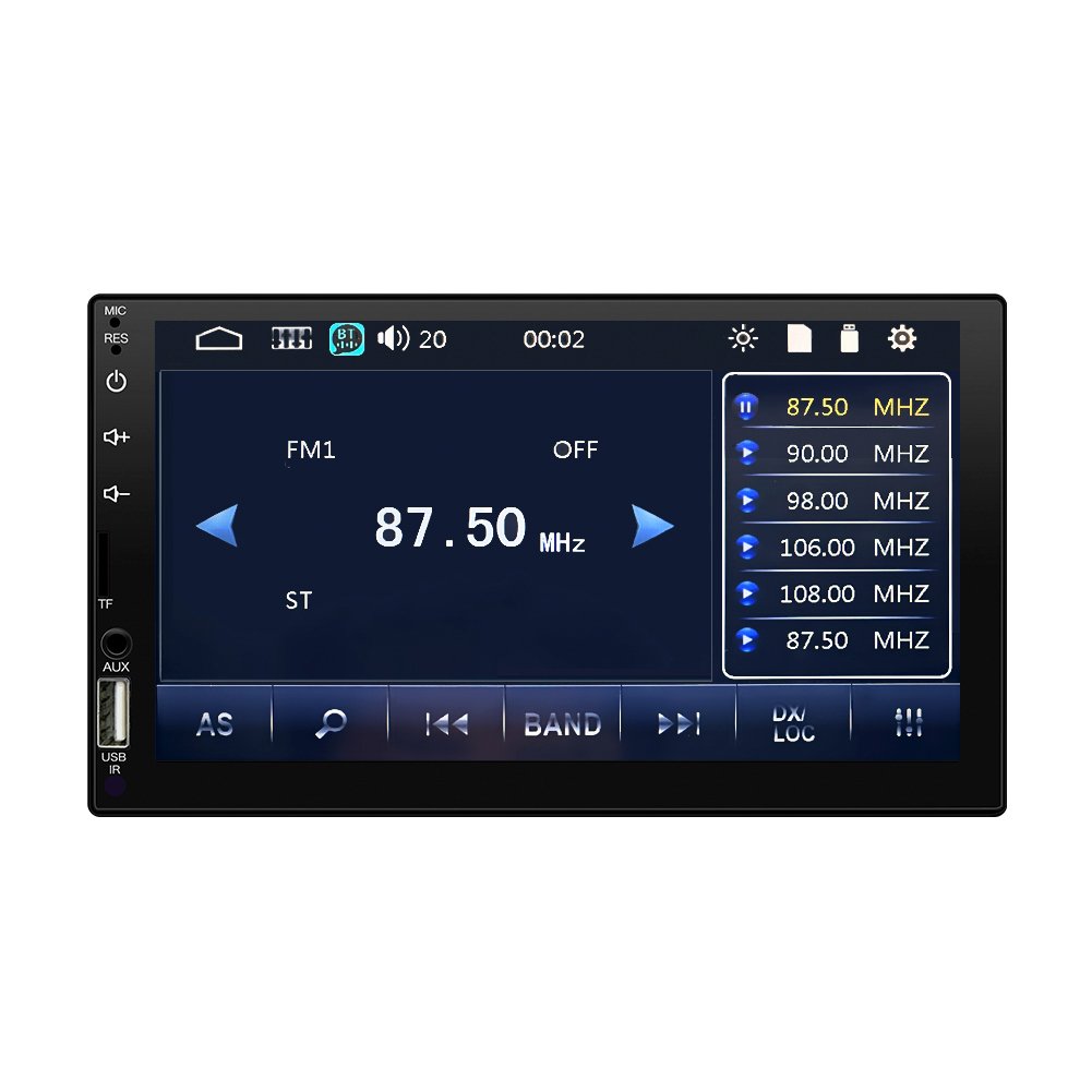 New Selling Universal 7 Inch Car Radio Android Auto Bt Fm Mirror Link 2 Din Car Dvd Player