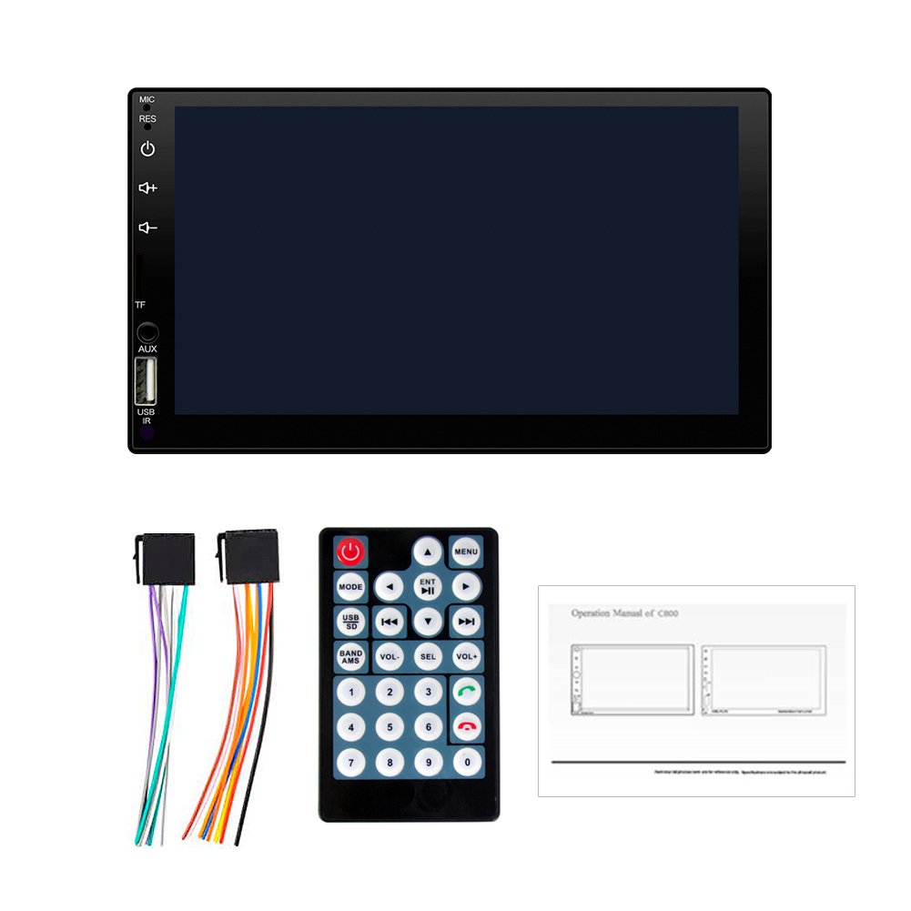 New Selling Universal 7 Inch Car Radio Android Auto Bt Fm Mirror Link 2 Din Car Dvd Player