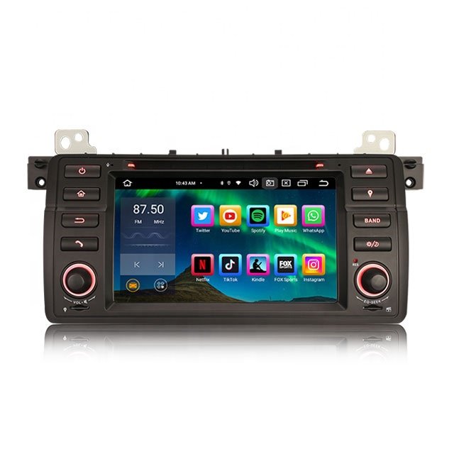 Erisin ES8546B 7 inch Android 12.0 IPS wireless CarPlay 4G BT5.1 DSP car dvd player for BMW E46 M3 Rover 75 MG ZT