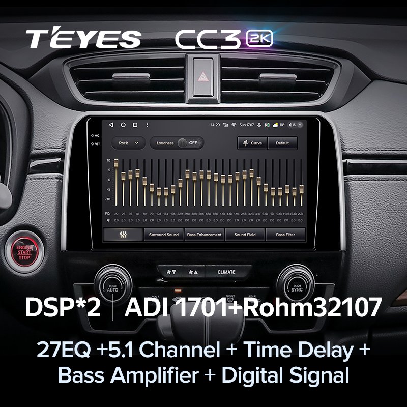 TEYES CC3L CC3 2K For Honda CRV CR-V 5 RT RW 2017 - 2022 Car Radio Multimedia Video Player Navigation stereo GPS Android 10