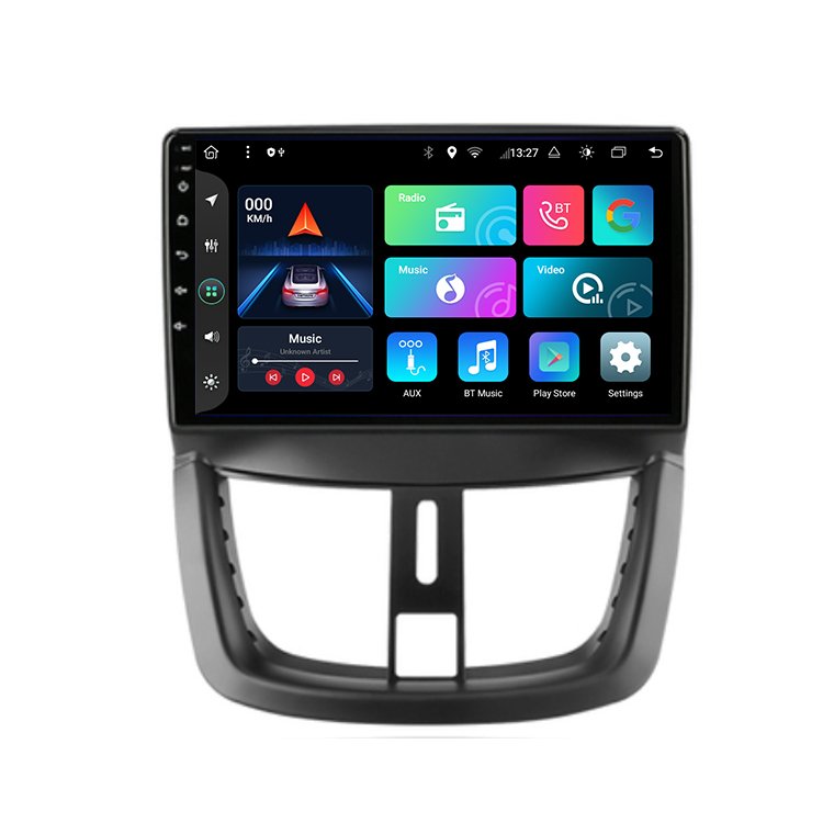 Android 12 Car Radio Multimedia Video Player For Peugeot 207 CC 207CC 2006 2007 2008 2009 2010 - 2015 2Din RDS Stereo DVD