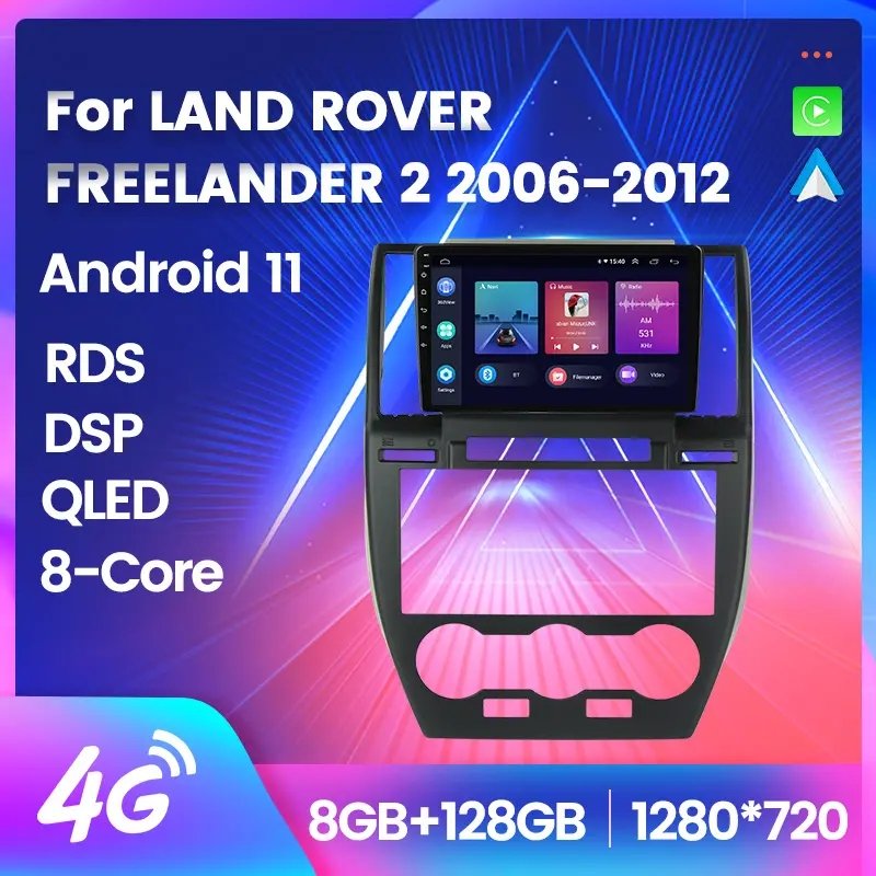 Navitree QLED/IPS 1280*720 car dvd player for LAND ROVER FREELANDER 2 2006-2012 car radio BT RDS DSP Mirror LinK Stereo Carplay