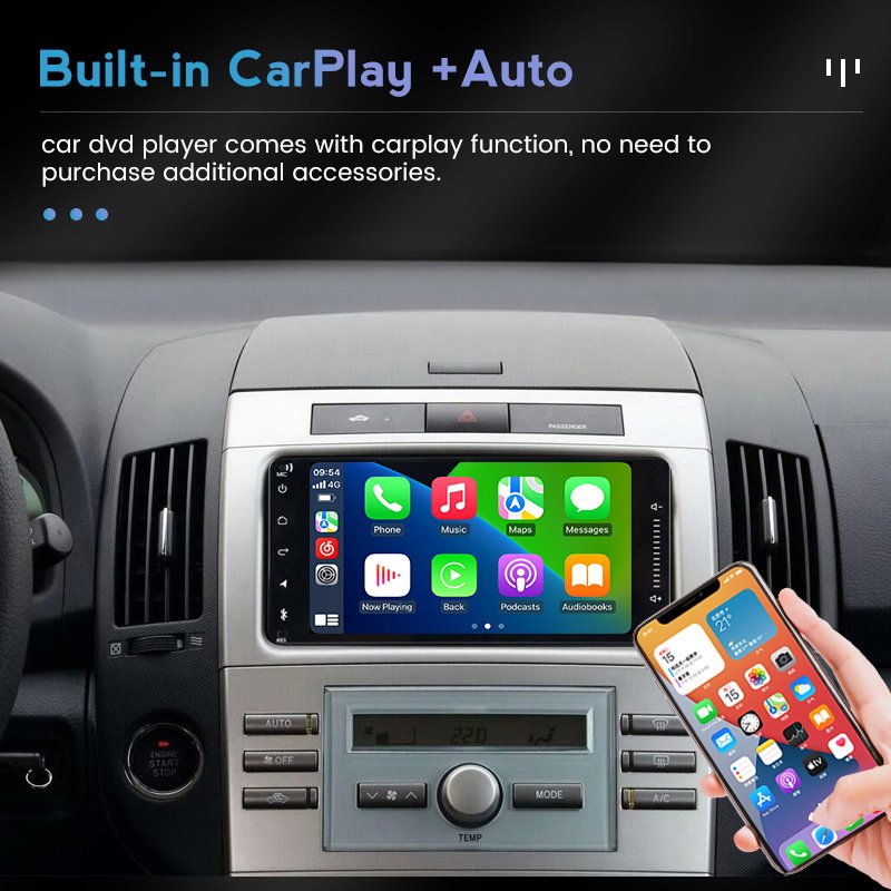 1+16/2+32GB 7" Android Car Stereo Car Radio Para Auto with Carplay& Android Auto GPS Wifi Hifi Audio For Toyota/Corolla
