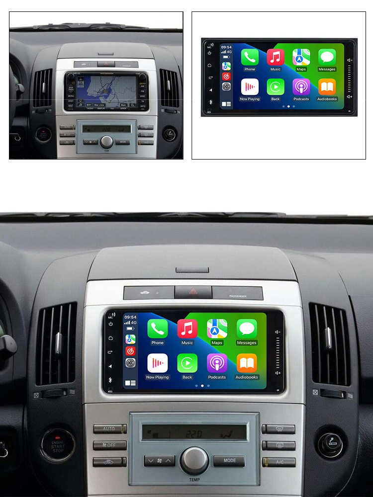 1+16/2+32GB 7" Android Car Stereo Car Radio Para Auto with Carplay& Android Auto GPS Wifi Hifi Audio For Toyota/Corolla