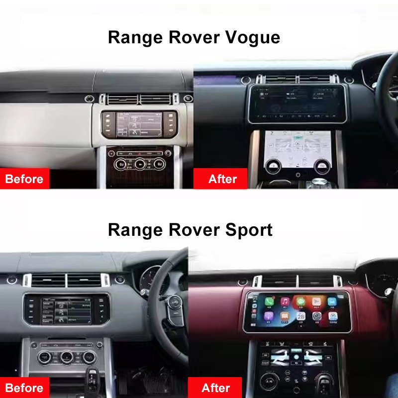 12.3" Android touch Radio Car Dvd Player Gps Stereo Carplay For Land Rover Range Rover Vogue Sport RHD 2013-2017