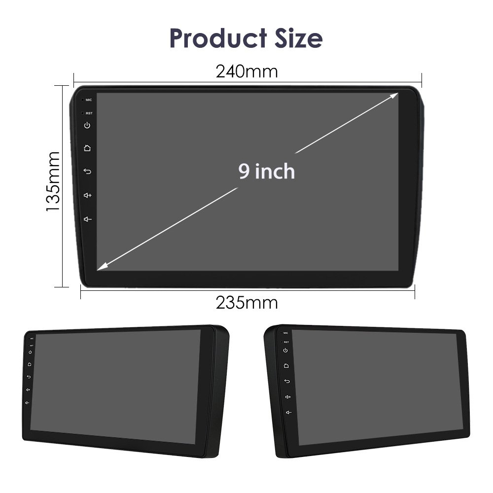 9 Inch Wifi+4G OLED Android 12 car dvd Player for Audi A3 with radio CarPlay Android Auto car stereo with GPS