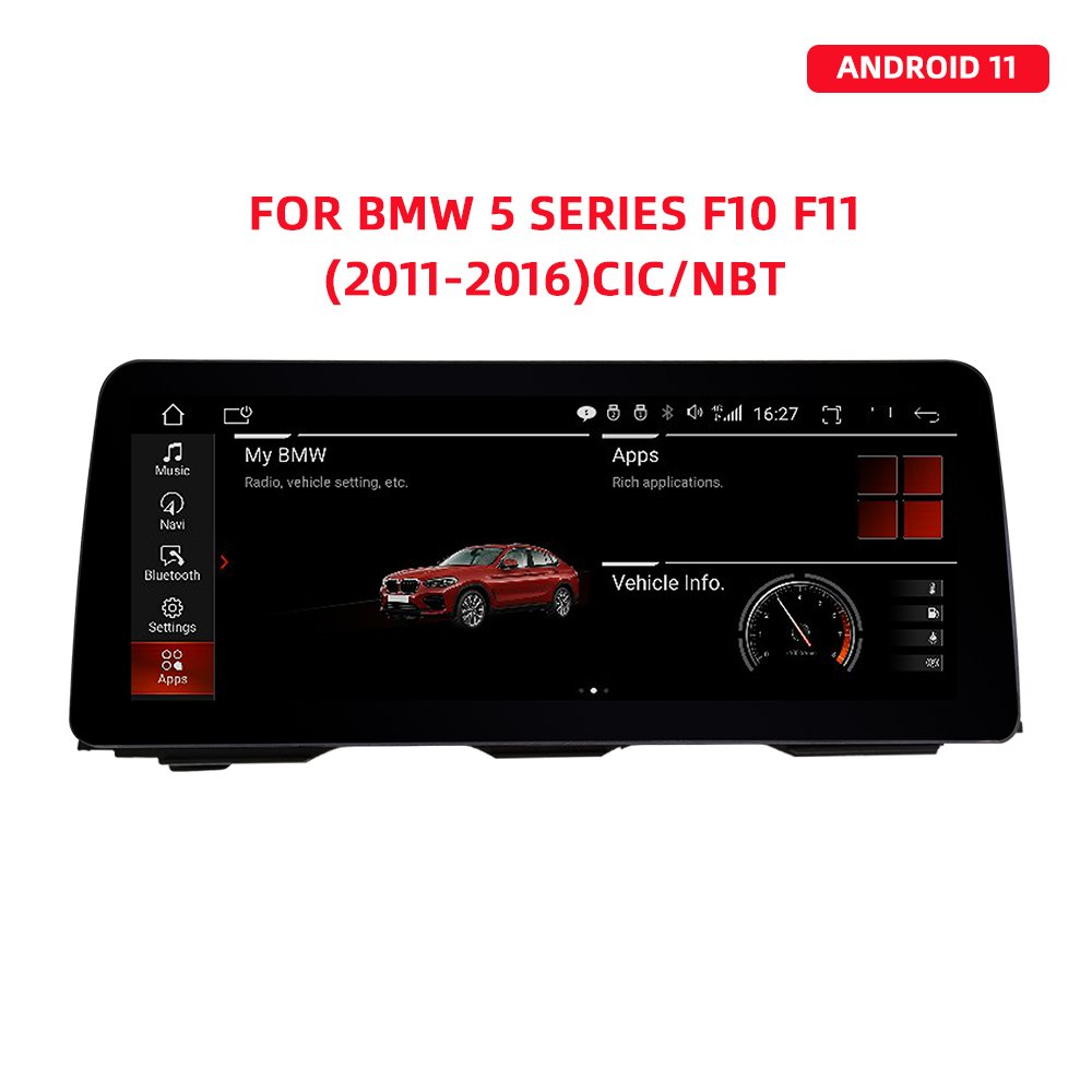 12.3inch Android 11 Car GPS Navigation Multimedia Radio dvd Player for BMW 5 Series F10 F11 2011-2016 CIC/NBT Carplay WIFI 4G