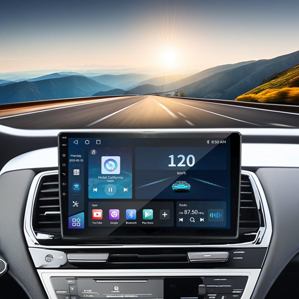 2 Din 2+32G Car Android Radio DVD Player Auto Camera CarPlay Stereo Car Audio Navigation Built-In GPS Screen for Universal car