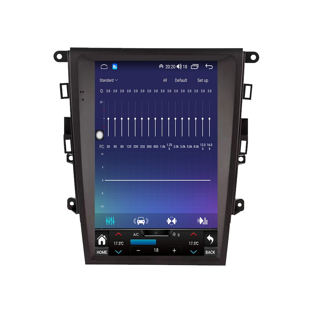 12.1 Inch Android 12 Touch Vertical Screen Car Radio GPS Navigation Auto Stereo Headunit 4G DVD Player For Ford Mondeo 2013-2018