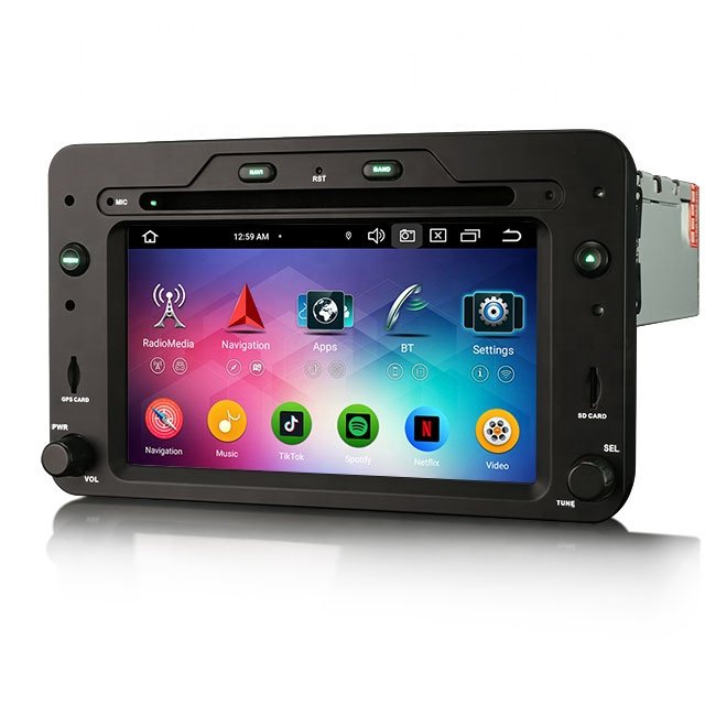 Erisin ES6720R Android 13.0 OS Car GPS For Alfa Romeo Spider Carplay Auto Radio Multimedia Car Dvd Player