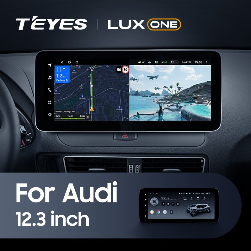 TEYES LUX ONE For Audi A4 4 B8 5 B9 Q5 8R Q5L 2 FY A3 8V A6 A6L 4 C7 Q3 8U 2007 - 2023 car dvd player Multimedia Video Player