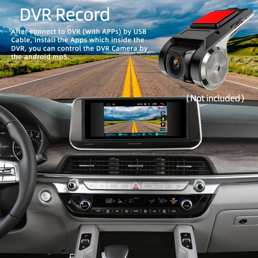 Universal 1 Din Android Radio Multimedia Player 6.9 Inch Touch Screen Car Stereo Video GPS Navigation WiFi Bluetooth