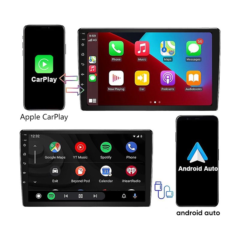 Android radios 10inch autoradio 12 double din multimedia android touch car screen car radio for honda accord 2003-2007