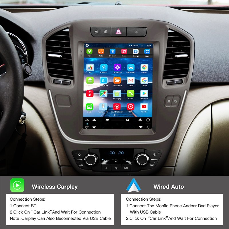 Car GPS Navigation For Buick Regal/Opel Insignia 2009-2013 10.4inch Auto Radio Stereo Multimedia Player With WiFi Android For Te