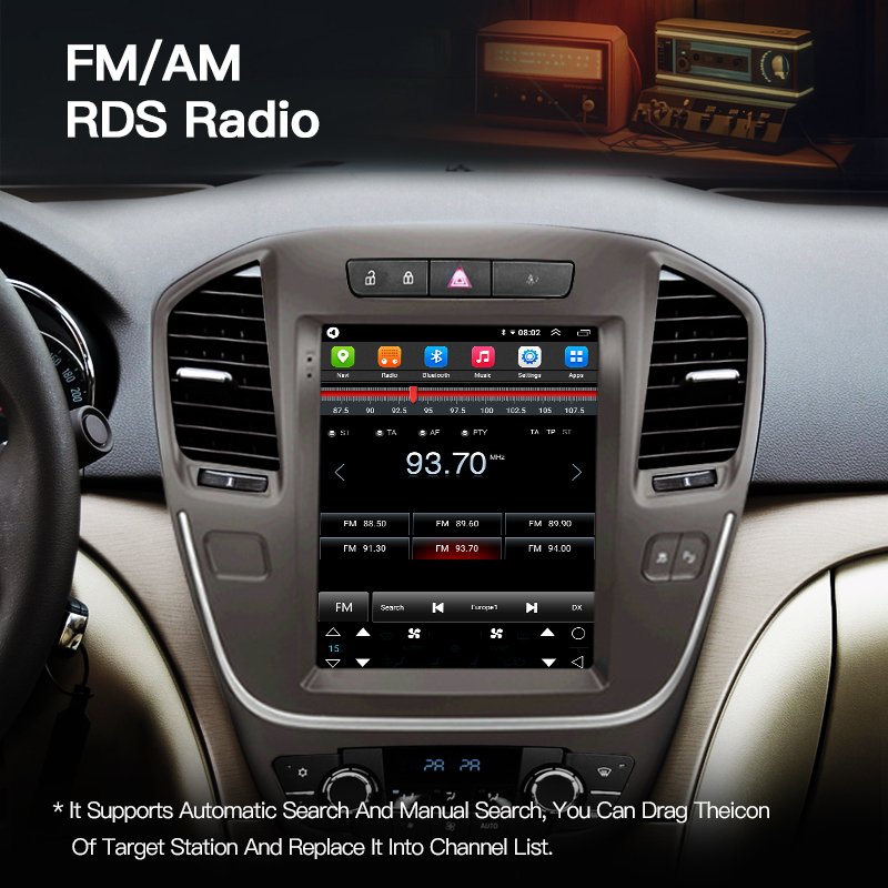 Car GPS Navigation For Buick Regal/Opel Insignia 2009-2013 10.4inch Auto Radio Stereo Multimedia Player With WiFi Android For Te