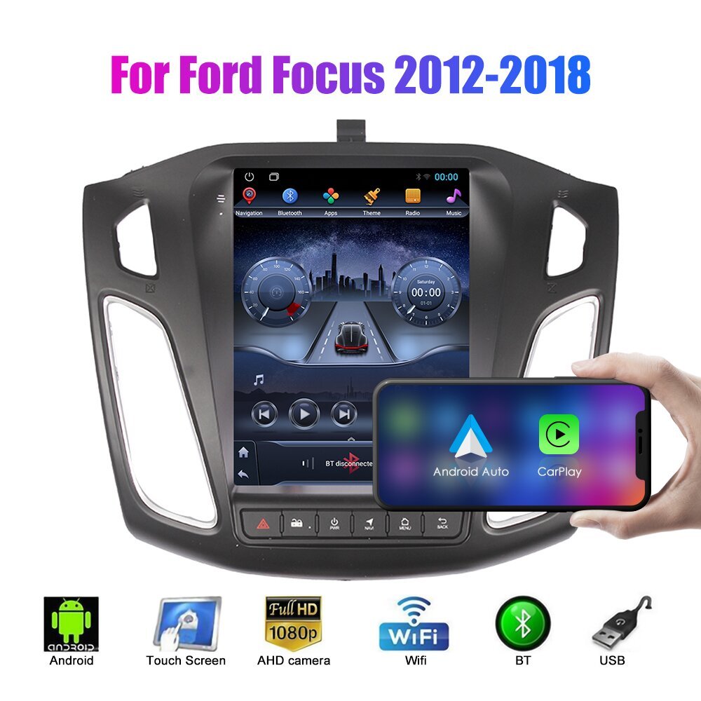 For Ford Focus 2012-2018 Double Din Car Stereo 2 Din Android Car Radio MP5 Player Autoradio Audio Car DVD Player Navigation GPS