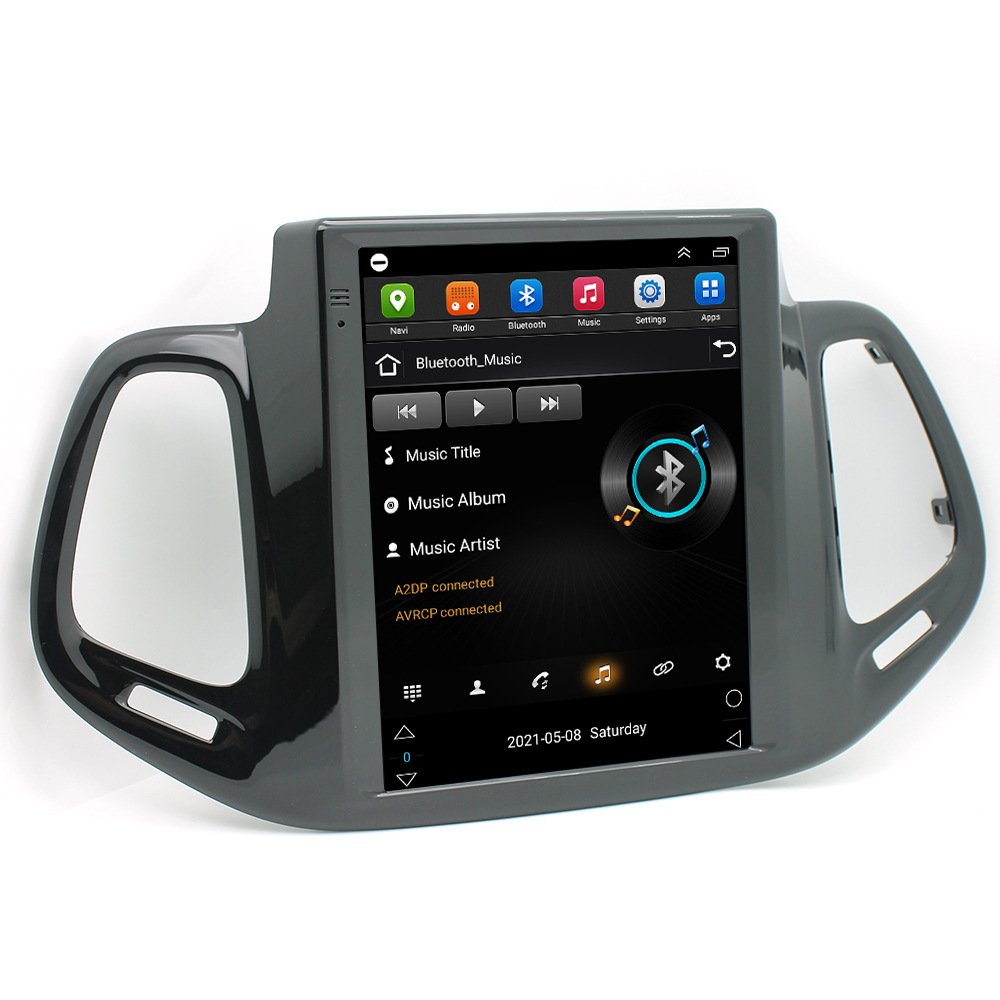 9.7 inch for 2017-2020 JEEP Compass Android 9.1 Head Unit GPS Navigation car dvd player with USB WIFI Support DVR OBD2 TPM