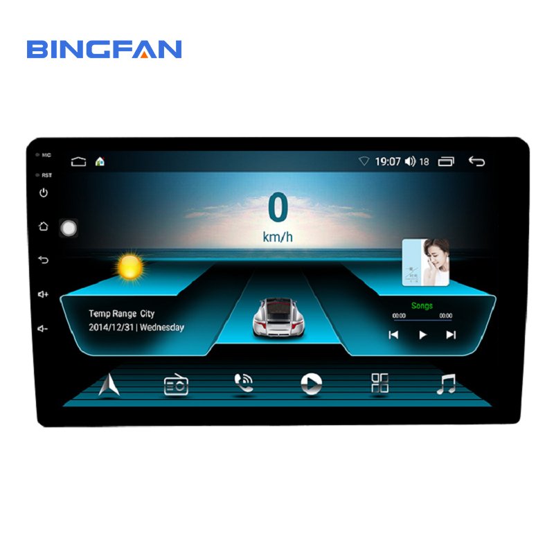 New Design 10 inch Android 10 System 1+16GB 1+32GB 4 Core Universal Car Radio Stereo DSP Car Player 9 Inch