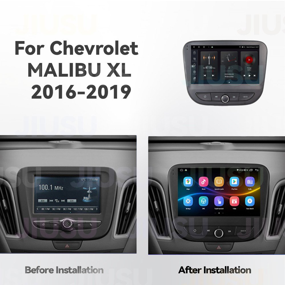 Android 12 Car Radio DVD Player Stereo Multimedia Audio System for Chevrolet Malibu XL 2016-2019 with Carplay DSP DAB