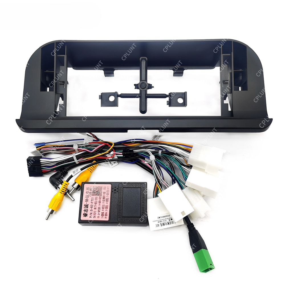 Car DVD Player Frame For TOYOTA COROLLA LEVIN ALLION 2019+ FRONTLANDER 2022+ 12.3 INCH BLACK Android FRAME