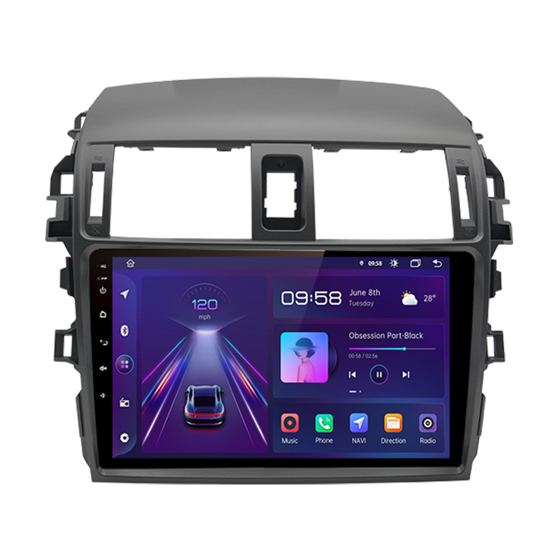 Junsun V1Pro AI Voice 2 din Android Auto Radio For Toyota Corolla E140 E150 2006 -2013 Carplay 4G Car Multimedia GPS Auto