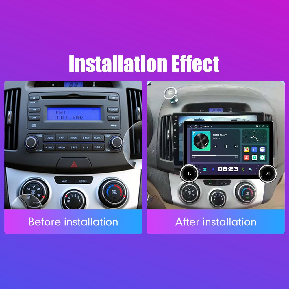 11.8Inch Car Radio For Hyundai Elantra 2008 2009 2010 DIAMOND 2K QLED Screen 2Din Android Car Stereo Car DVD Player Carplay DSP