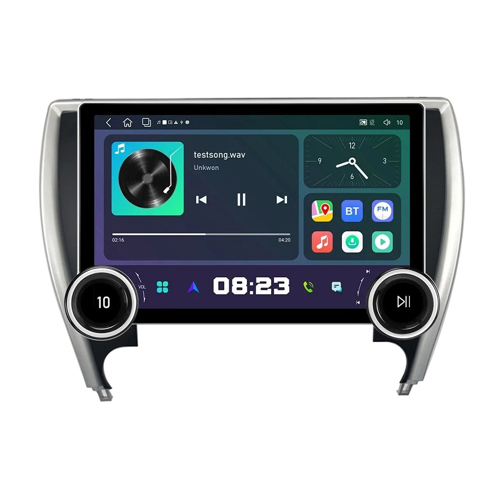 11.8Inch 2Din Android Car Radio For Toyota Camry 2015-2018 2K QLED Screen Car Stereo Car DVD Player Carplay Android Auto